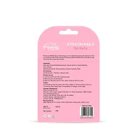 RENEE Princess Stick on Nails Pink Marble | 24 Reusable Artificial Nail Set | Lightweight, Long Lasting, Easy to Use | Quick Fix for Special Occasions-thumb2