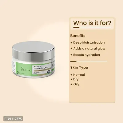 The Skin Story Advanced Repair Moisturizing Cream | Light Weight | Hydration  Nourishment | Non Oily | All Skin Types | Wheat Germ Oil  Vitamin E | 50g-thumb5