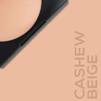 RENEE Face Base Compact Powder Cashew Beige 9gm, Enriched With Hyaluronic Acid  Vitamin E, Long - Lasting, Easy Blend, Matte Finish, for All Skin Types-thumb1