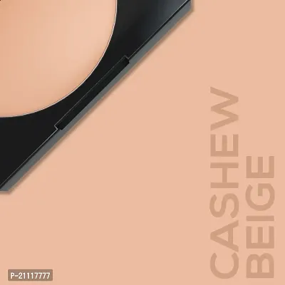 RENEE Face Base Compact Powder Cashew Beige 9gm, Enriched With Hyaluronic Acid  Vitamin E, Long - Lasting, Easy Blend, Matte Finish, for All Skin Types-thumb2