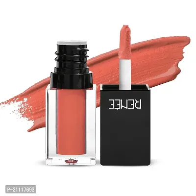 RENEE Check Matte Liquid Lip Color House Of Coral 2.5ml| Long Lasting, Transfer Proof  Water Resistant| Rich Color Payoff| Non Drying Formula-thumb0