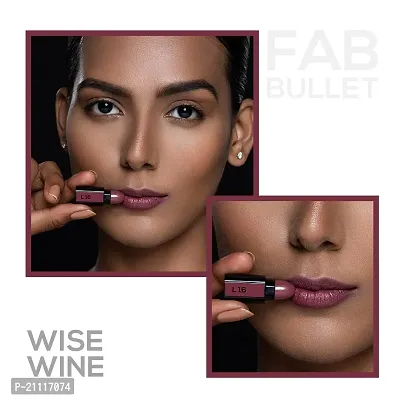 RENEE Fab 5 Refill Bullet Matte Lipstick, L 16 Wise Wine 1.5gm-thumb4