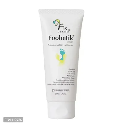 Fixderma Foobetik Cream, Foot cream, Foot care for diabetic, For Dry  Cracked Feet, Moisturizes  Soothes Feet, Heel Repair, For Calloused, or Chapped Skin, Paraben Free - 50g-thumb2