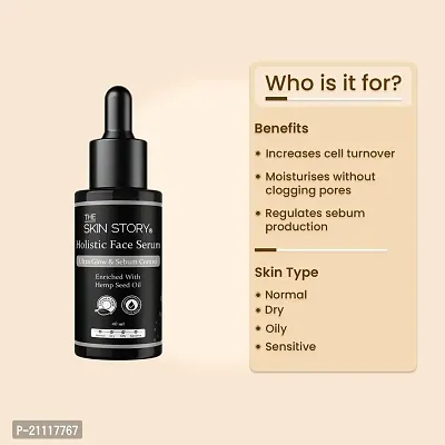 The Skin Story Hemp Anti Ageing  Sebum Control Face Serum | Enriched with Hemp Seed Oil | For Ultra Glow | For Clear Skin 40ml-thumb3