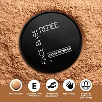 RENEE Face Base Loose Powder - Deep Beige, 7gm | Non Sticky, Weightless Matte Finish, Excellent Payoff, Enriched with Vitamin E-thumb2