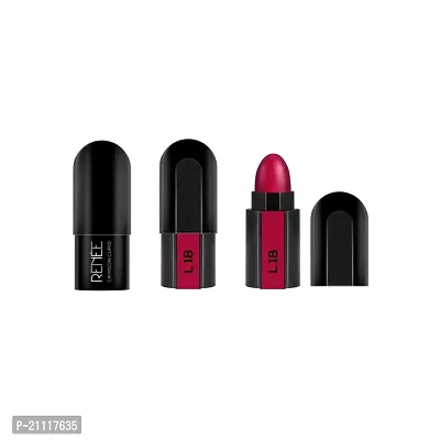 RENEE Fab 5 Refill Bullet Matte Lipstick, L 18 Crimson Cupid 1.5gm