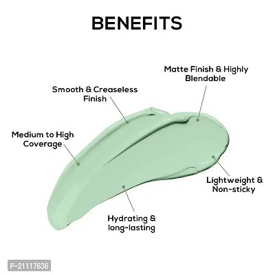 RENEE Addict Conceal  Correct, Green 2.5ml| Medium To Full Coverage, Highly Blendable, Smooth, Creaseless Matte Finish| Lightweight, Hydrating, Long Stay Formula| Infused with Vitamin E  Argan Oil-thumb2