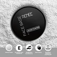 RENEE Face Base Loose Powder - Translucent, 7gm | Non Sticky, Weightless Matte Finish, Excellent Payoff, Enriched with Vitamin E-thumb2