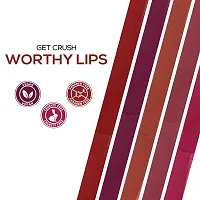 RENEE Crush Glossy Lipstick Mamacita 4gm, Non-drying, Highly Pigmented, Intense Moisturizing, Soft Texture, Lightweight, One Swipe Formula | Enriched With Jojoba Oil, Cocoa  Shea Butter-thumb4