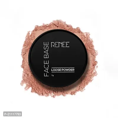 RENEE Face Base Loose Powder - Nude Beige, 7gm | Non Sticky, Weightless Matte Finish, Excellent Payoff, Enriched with Vitamin E-thumb2