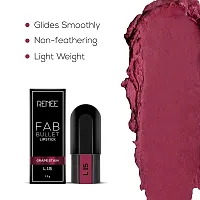 RENEE Fab 5 Refill Bullet Matte Lipstick, L 15 Grape Stain 1.5gm-thumb1