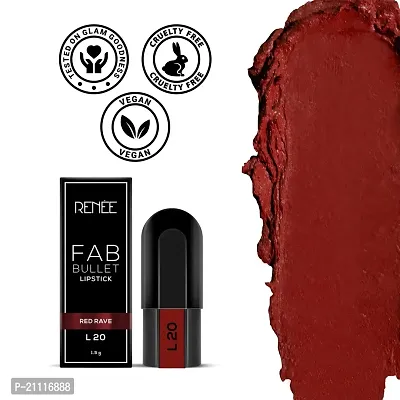 RENEE Matte Fab Bullet L 20 Red Rave 1.5 Gm - You Can Also Refill Your Fab5 Lipstick With This Bullet of Your Choice-thumb3