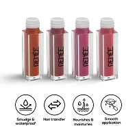 RENEE Stay With Me Mini Matte Lip Color Nutty Nudes 2ml Each| Long Lasting, Light Weight  Non Transfer Formula| Water  Smudge Proof-thumb2