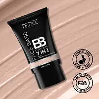 RENEE Face Base BB Cream 7 in 1 with SPF 30 PA+++ Peanut 30ml| Enriched with Hyaluronic Acid  Vitamin C| Hydrates, Nourishes  Smoothens Skin-thumb2