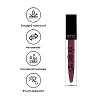 RENEE Stay With Me Matte Lip Color, Long Lasting, Non Transfer, Water  Smudge Proof, Light Weight Liquid Lipstick, Passion for Grape, 5ml-thumb1