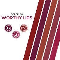 RENEE Crush Glossy Lipstick Fresca 4gm, Non-drying, Highly Pigmented, Intense Moisturizing, Soft Texture, Lightweight, One Swipe Formula | Enriched With Jojoba Oil, Cocoa  Shea Butter-thumb4