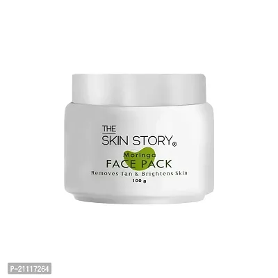 The Skin Story Purifying Face Pack For Glowing Skin| Clear Skin | Tan Removal Care | Normal to Oily Skin | Moringa  Vitamin E | 100g