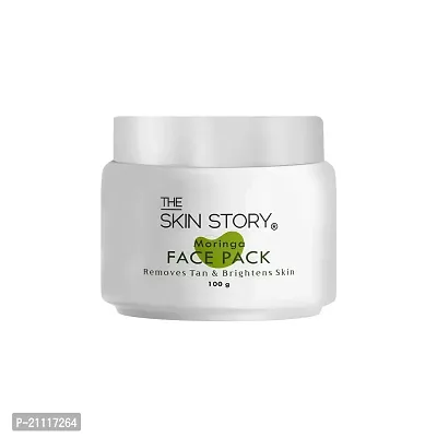 The Skin Story Purifying Face Pack For Glowing Skin| Clear Skin | Tan Removal Care | Normal to Oily Skin | Moringa  Vitamin E | 100g-thumb0