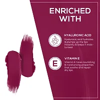 RENEE Stunner Matte Lipstick - High Power 4gm| Intense Color Pay Off, Full Coverage Long Lasting Weightless Velvety Formula with One Swipe Application| Enriched with Vitamin E  Hyaluronic Acid-thumb2