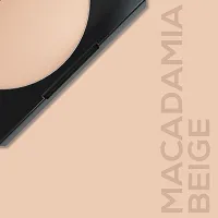 RENEE Face Base Compact Powder Macadamia Beige 9gm| Enriched with Hyaluronic Acid  Vitamin E| Long-lasting, Easy Blend, Matte Finish-thumb1