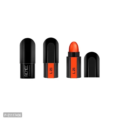 RENEE Fab 5 Refill Bullet Matte Lipstick, L 21 Tictoc Tangerine 1.5gm