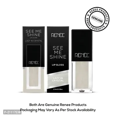 RENEE See Me Shine Lip Gloss - Lady in Crystal 2.5ml - Glossy, Non Sticky  Non Drying Formula, Long Lasting Moisturizing Effect, Compact and Easy to Carry-thumb5