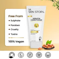 The Skin Story Keratin Smooth Hair Conditioner for Women  Men 100g Split End  Damage Control Long Lasting Conditioning for Dry Frizzy Hair with Vitamin E, Argan and, Olive Oil for All Hair Types-thumb4