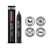 RENEE Talk Matte Crayon Lipstick - Brick Blare, 4.5g | Hydrating and Long-Lasting Matte Lip Color | Enriched with Vitamin E, Jojoba Oil  Cocoa Butter-thumb2