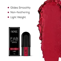 RENEE Matte Fab Bullet L 01 Maroon Moon 1.5 gm| You Can Also Refill Your Fab5 Lipstick With This Bullet of Your Choice-thumb1