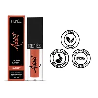 RENEE Addict Liquid Lip Tint, Water  Smudge-proof, non-transfer Long Lasting Matte Finish, Enriched With Vitamin E, Vegan, Sunset 2ml-thumb2