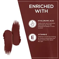 RENEE Stunner Matte Lipstick - Big Bang 4gm| Intense Color Pay Off, Full Coverage Long Lasting Weightless Velvety Formula with One Swipe Application| Enriched with Vitamin E  Hyaluronic Acid-thumb2