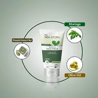 The Skin Story Purifying Face Pack For Glowing Skin| Clear Skin | Tan Removal Care | Normal to Oily Skin | Moringa  Vitamin E | 100g-thumb4