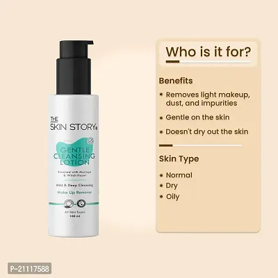 The Skin Story Gentle Cleanser | Intense Moisturization | Moringa  Shea Butter | All Skin Types | 100ml-thumb2