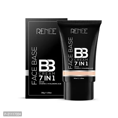 RENEE Face Base BB Cream 7 in 1 with SPF 30 PA+++Butterscotch 30ml| Enriched with Hyaluronic Acid  Vitamin C| Hydrates, Nourishes  Smoothens Skin-thumb5