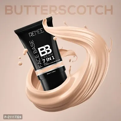 RENEE Face Base BB Cream 7 in 1 with SPF 30 PA+++Butterscotch 30ml| Enriched with Hyaluronic Acid  Vitamin C| Hydrates, Nourishes  Smoothens Skin-thumb4