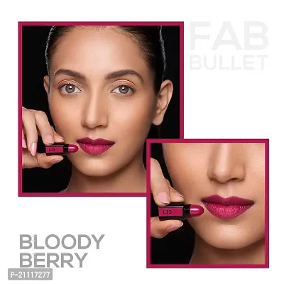 RENEE Fab 5 Refill Bullet Matte Lipstick, L 13 Bloody Berry 1.5gm-thumb4