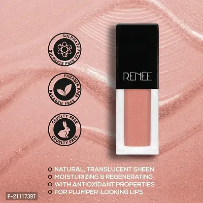 RENEE See Me Shine Lip Gloss - No Show Nude 2.5ml, Non Sticky Glossy  Non Drying Formula, Moisturizing Effect, Compact and Easy to Carry-thumb4