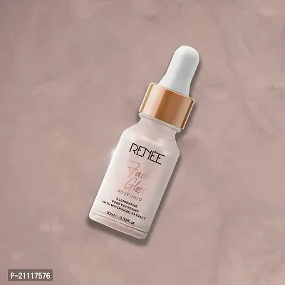 RENEE Face Gloss Primer Serum With Hyaluronic Acid Rose Gold 10ml| Nourishes Skin| Radiant Glow With Brightens Effect| Lightweight  Non Greasy Formula-thumb4