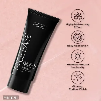 RENEE Face Base Illuminating Primer 20ml| Long Lasting  Highly Moisturizing Formula| Easy to Blend| Enriched with Maca Root| For All Skin Types-thumb2