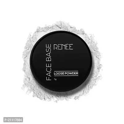 RENEE Face Base Loose Powder - Translucent, 7gm | Non Sticky, Weightless Matte Finish, Excellent Payoff, Enriched with Vitamin E-thumb2