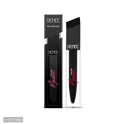 RENEE Madness PH Lip Gloss 4.5ml| Black Gloss with Pink Payoff| Enriched with Shea Butter| Soothes, Repairs  Moisturizes Dry Lips| Glossy Non Sticky Formula-thumb5