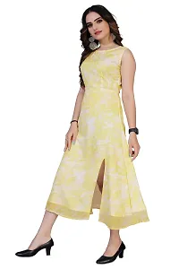 Stylish Chiffon Self Design Dresses For Women-thumb2