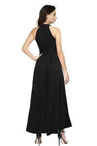 Stylish Lycra Solid Dresses For Women-thumb1