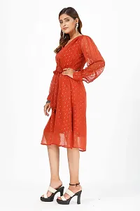 Stylish Crepe Printed Dresses For Women-thumb3