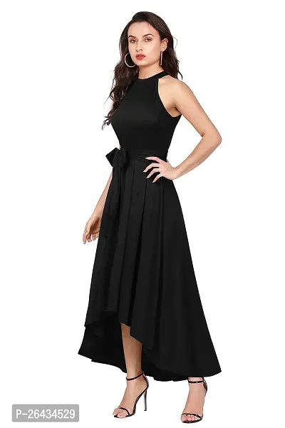 Stylish Lycra Solid Dresses For Women-thumb4
