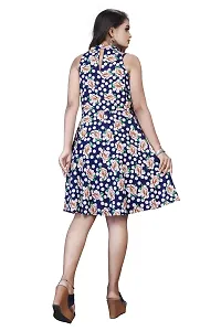 Stylish Crepe Printed Dresses For Women-thumb2