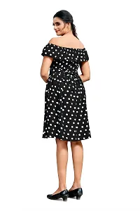 Stylish Crepe Printed Dresses For Women-thumb3