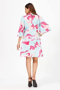 Stylish Crepe Dyed Dresses For Women-thumb1