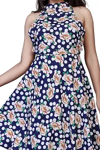 Stylish Crepe Printed Dresses For Women-thumb4