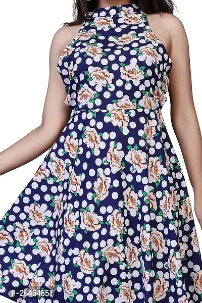 Stylish Crepe Printed Dresses For Women-thumb5